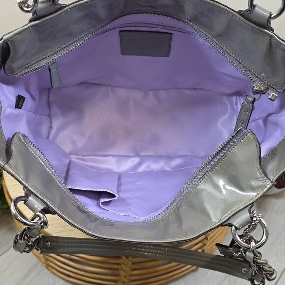 Coach Chelsea East-West Patent Leather Tote - Picture 15 of 16